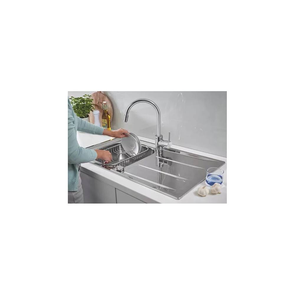 "Grohe" virtuvės kriauklė K400 31566SD0