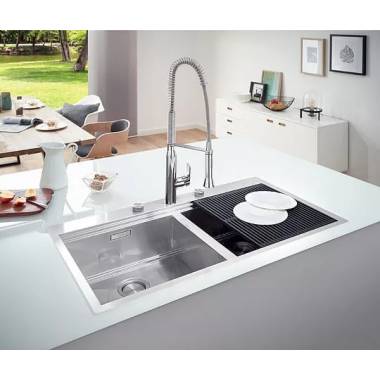 "Grohe" virtuvės kriauklė K800 31585SD0