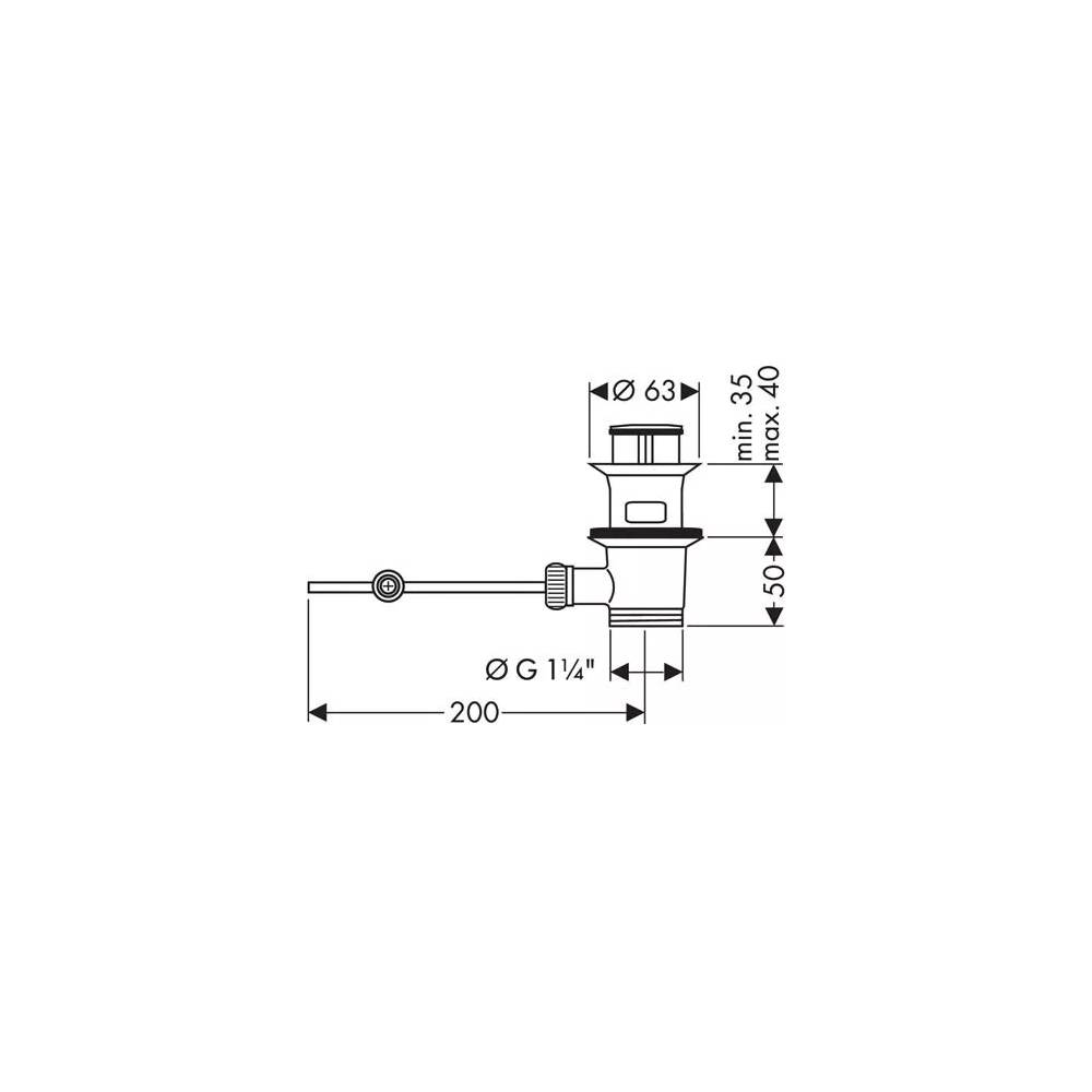 "Hansgrohe" bideto maišytuvas "PuraVida" 15270400