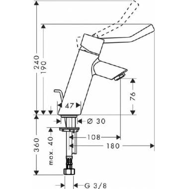 "Hansgrohe Talis" praustuvo maišytuvas 32035000