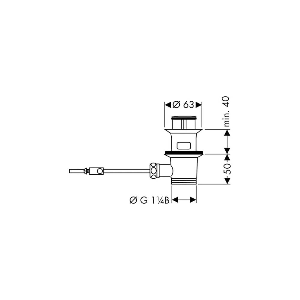 "Hansgrohe Metris Classic" praustuvo čiaupas 31073000