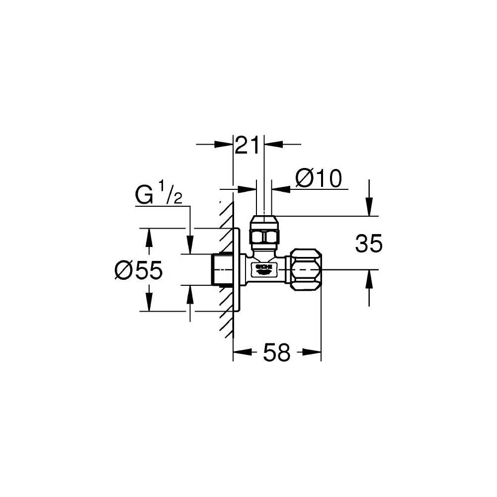 "Grohe Eurosmart" naujas praustuvo maišytuvas 23124002