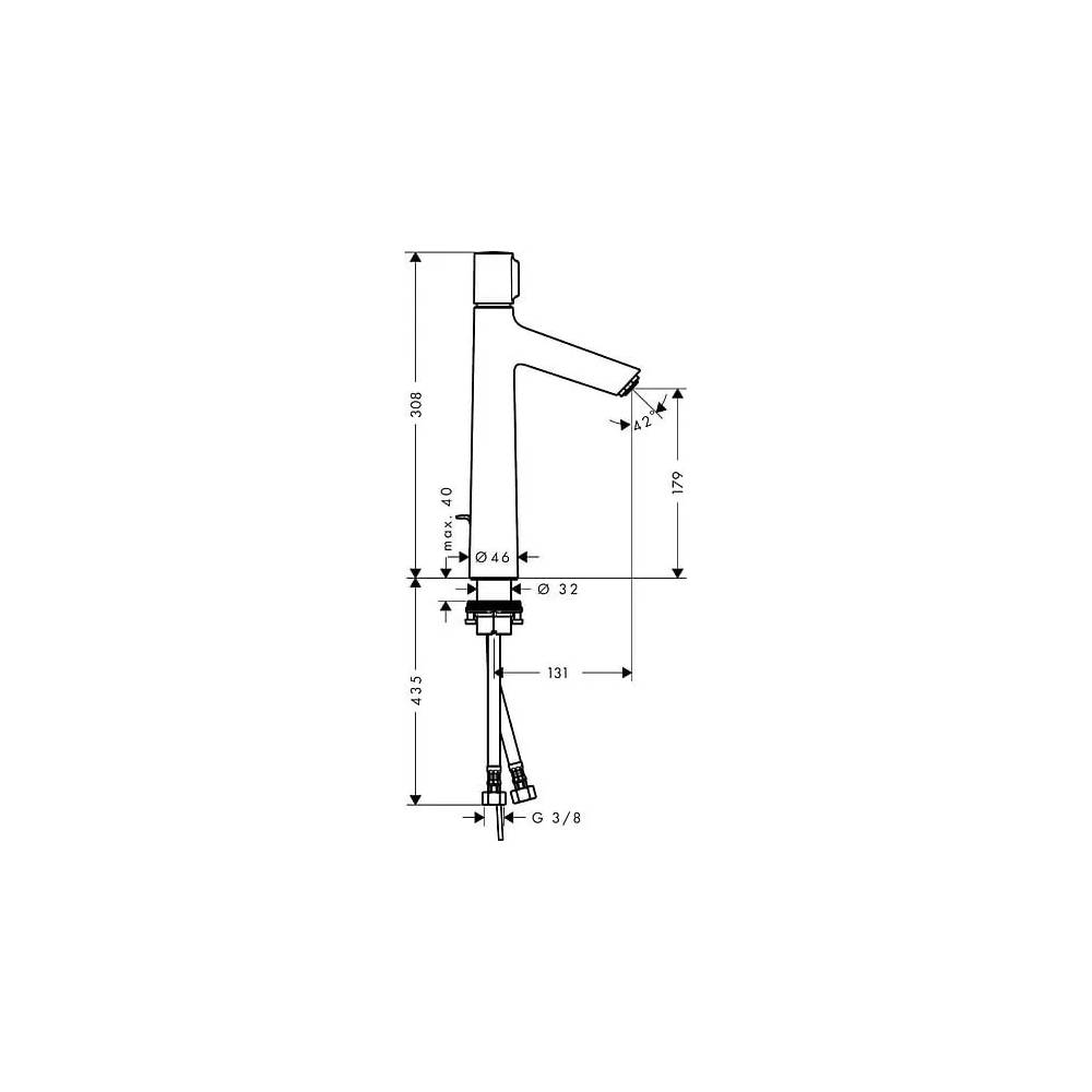 "Hansgrohe Talis Select S" praustuvo maišytuvas 72044000