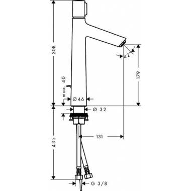 "Hansgrohe Talis Select S" praustuvo maišytuvas 72044000