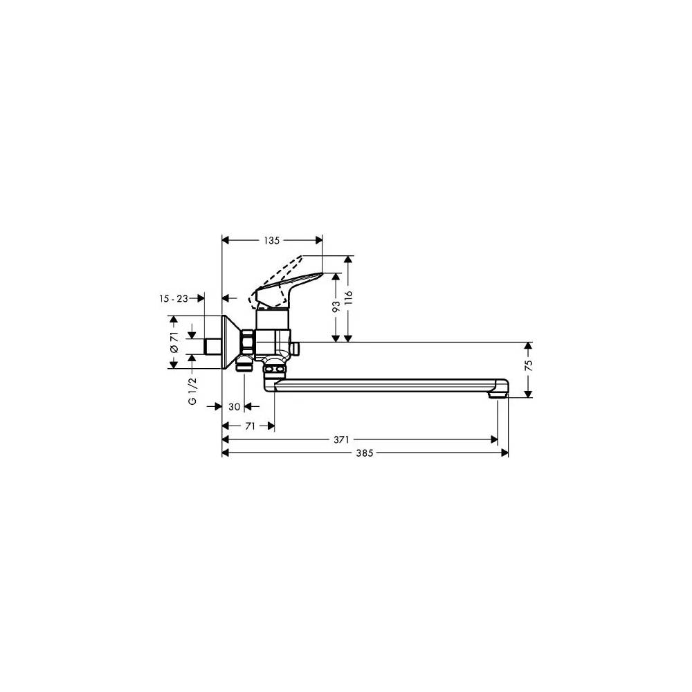 "Hansgrohe" universalus maišytuvas "Logis" 71402000