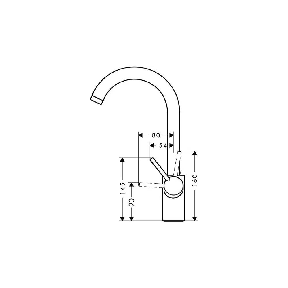 "Hansgrohe Talis S2 Variarc" virtuvės maišytuvas 14870000