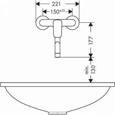 "Hansgrohe" virtuvės maišytuvas "Logis" 71836000