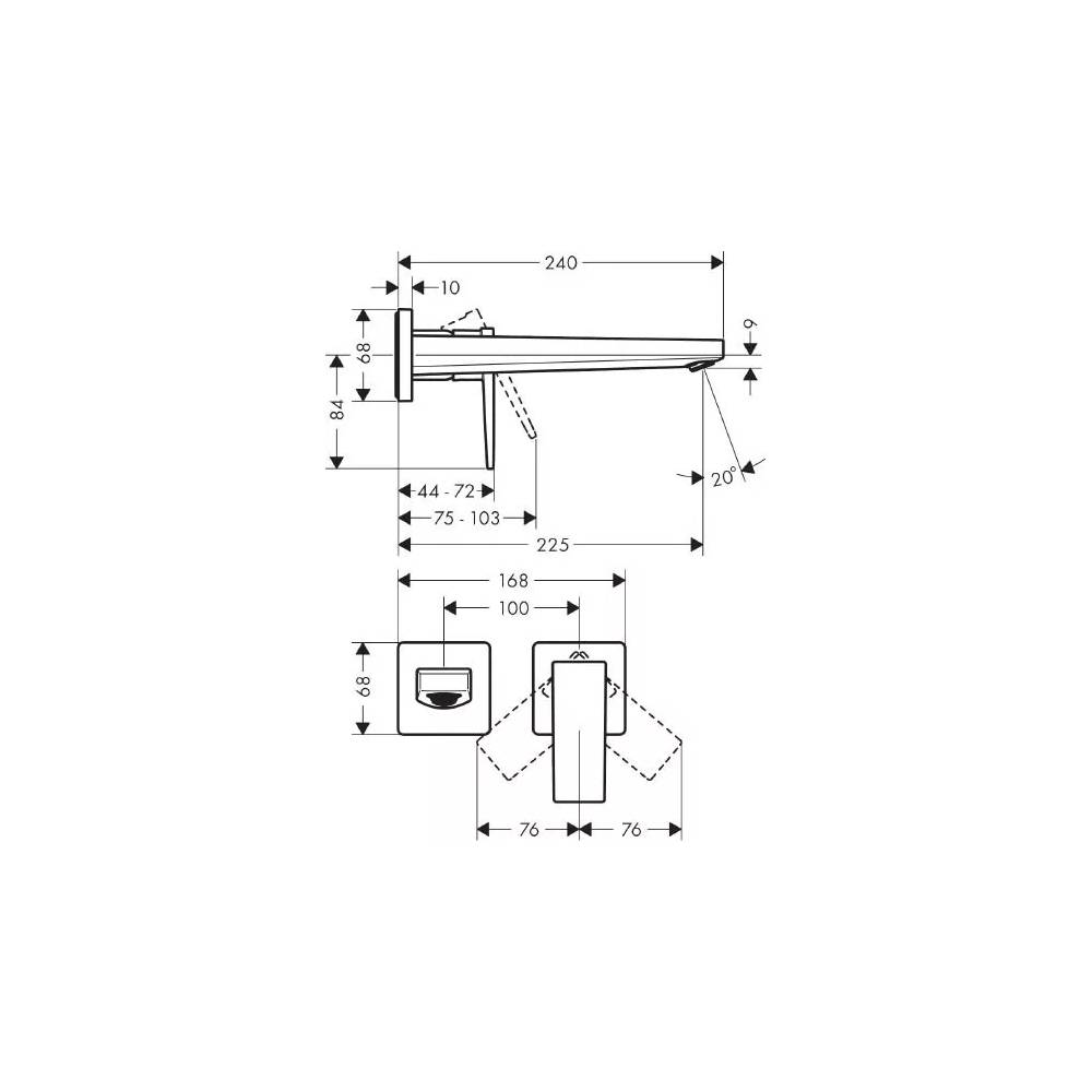 "Hansgrohe Metropol" praustuvo maišytuvas 32526670