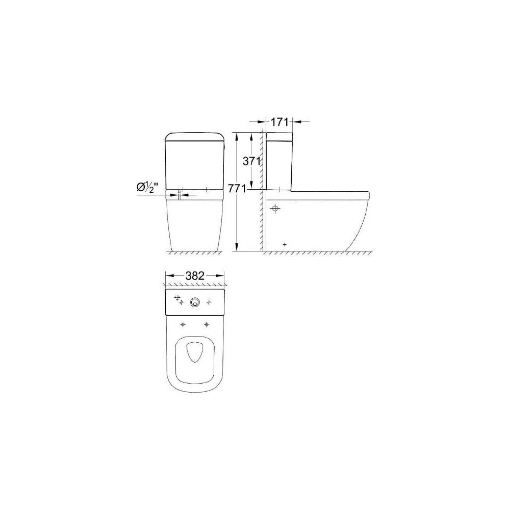 "Grohe" klozetas "Euro Ceramic" 39338000