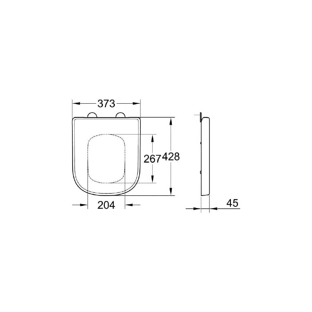 "Grohe" sieninis praustuvas "Euro Ceramic" 3920600H