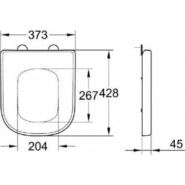 "Grohe" sieninis praustuvas "Euro Ceramic" 3920600H