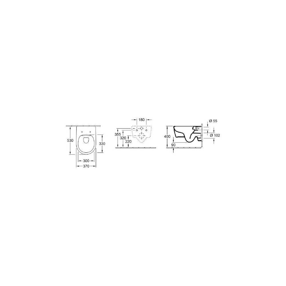 "Villeroy & Boch Avento" sieninis praustuvas 5656RS01