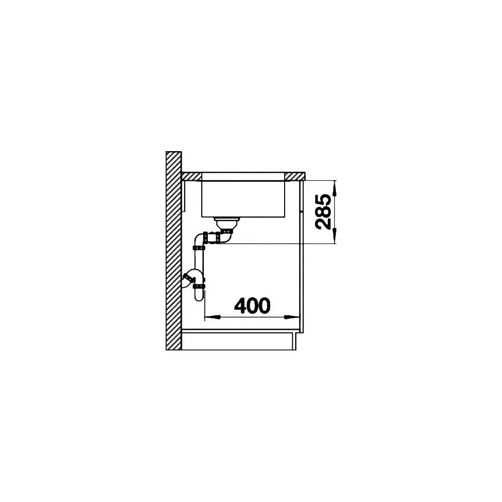 BLANCOSUPRA 340/340 - U CNS 3½" BF o.Afb