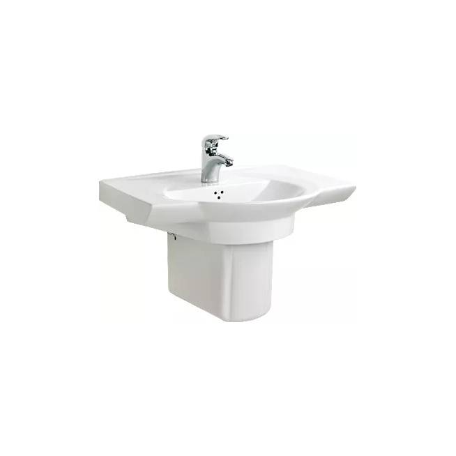 SPARNAS 67 CM VIRŠUTINIS STALVIRŠIS W.BASIN BALTAS