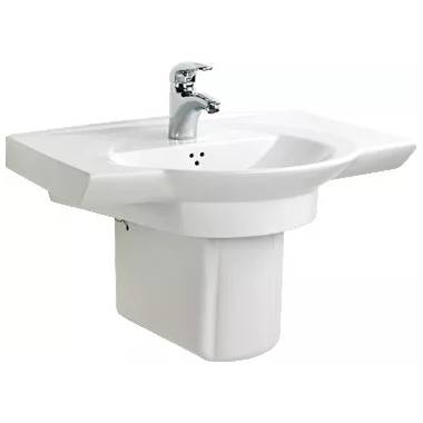 SPARNAS 67 CM VIRŠUTINIS STALVIRŠIS W.BASIN BALTAS