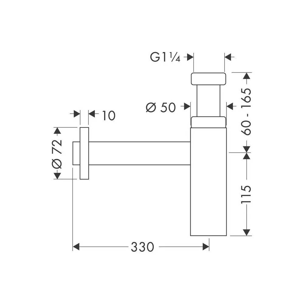 "Sifons Flowstar S 11/4", rankinis