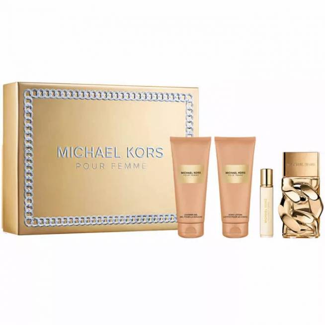 Michael Kors Eau De Parfum Pour Femme Spray 100ml rinkinys 4 vnt