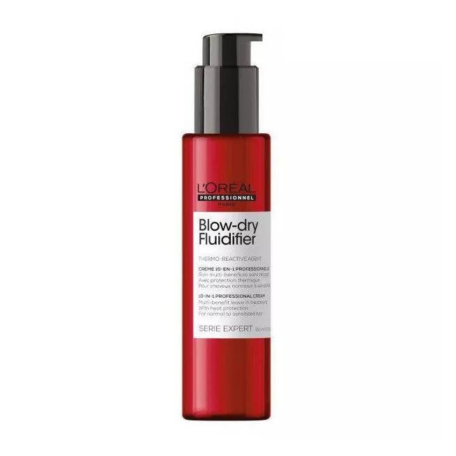 "L'oreal Professionnel Blow-Dry Fluidifier 10-In-1 Professional Cream 150ml