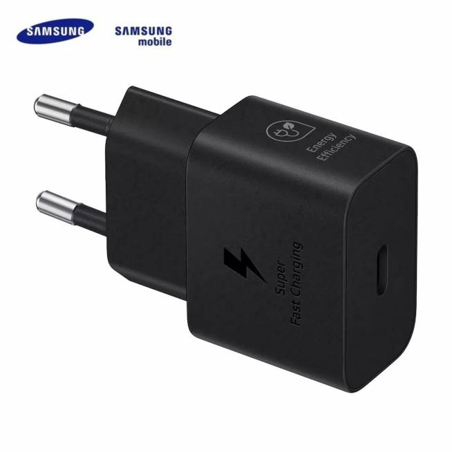 Telefono įkroviklis Samsung EP-T2510NBEGEU, 1 x USB Type C, juoda, 25 W