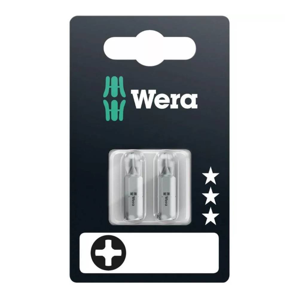 Atsuktuvo antgaliai Wera Torsion 2 vnt PH1 x 25mm