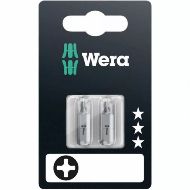 Atsuktuvo antgaliai Wera Torsion 2 vnt PH2 x 25mm