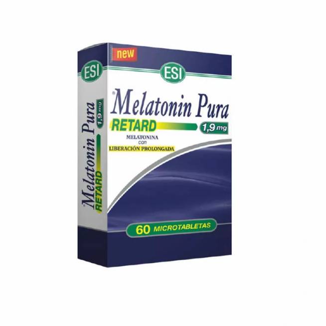 ESI Melatonin Retard Pura 1,9 mg 60 tablečių