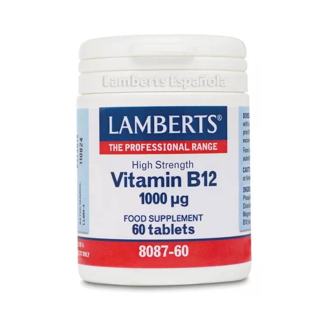 "Lamberts Vitamina B12 1000-Ug" 60 tablečių