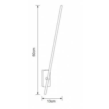 Šviestuvas sieninis Domoletti WL22032D-L60, 7 W, LED