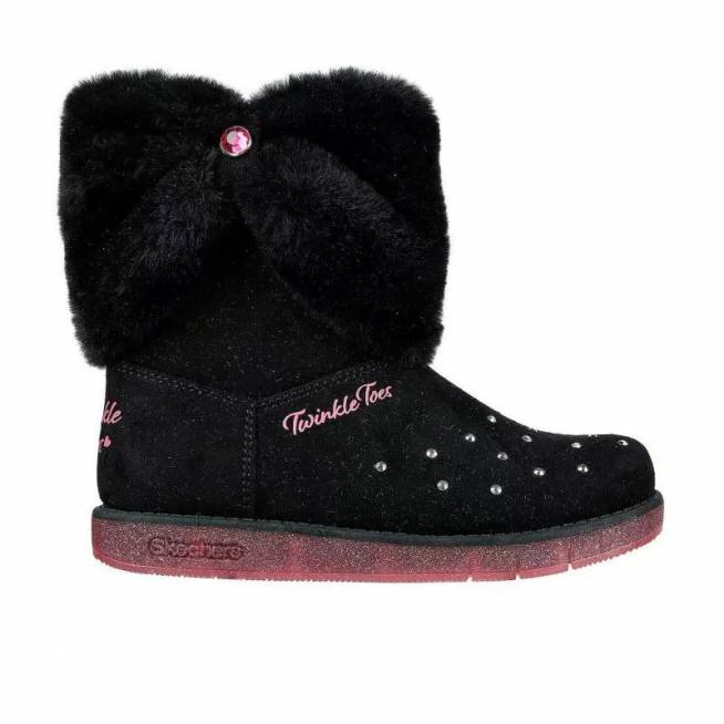 Skechers GLITZY GLAM COZY CUDDLERS JR 314851L-BLK batai