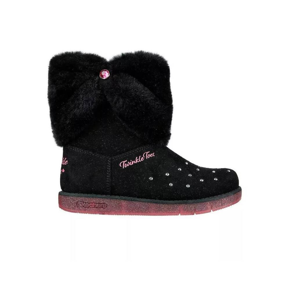 Skechers GLITZY GLAM COZY CUDDLERS JR 314851L-BLK batai