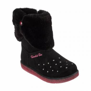 Skechers GLITZY GLAM COZY CUDDLERS JR 314851L-BLK batai