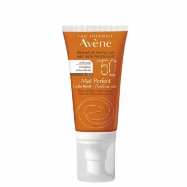 "Avéne Mat Perfect Fluid 50+" su spalva 50ml