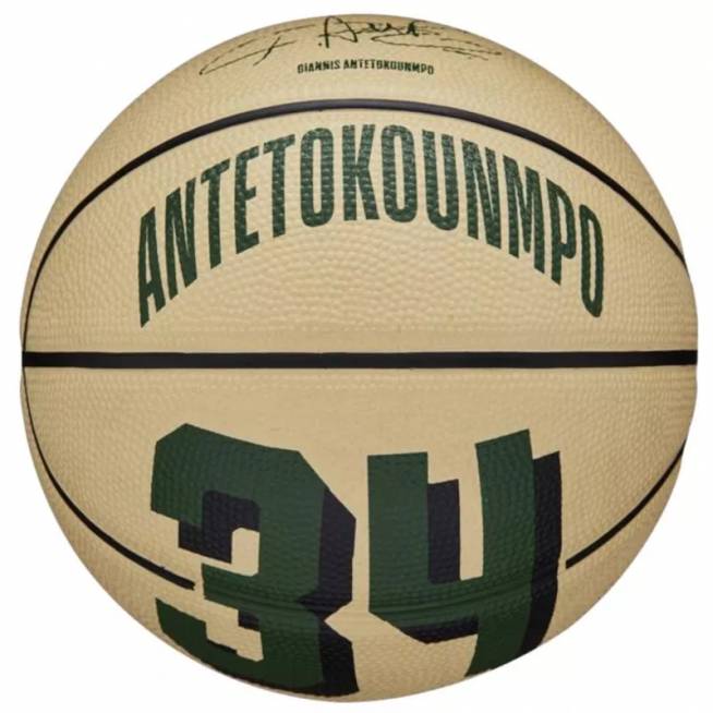 Krepšinio kamuolys Wilson NBA Player Icon Giannis Antetokounmpo Mini Ball WZ4007501XB