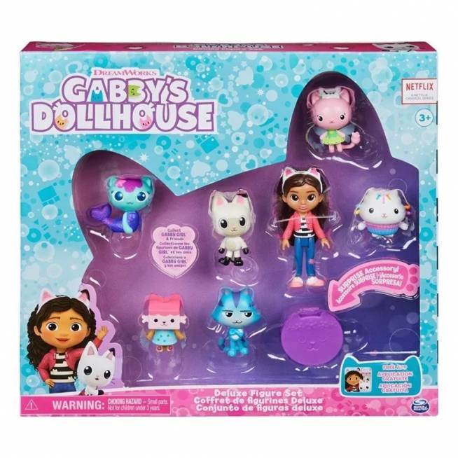 Rinkinys Spin Master Gabbys Dollhouse Deluxe Figure Set 6060440