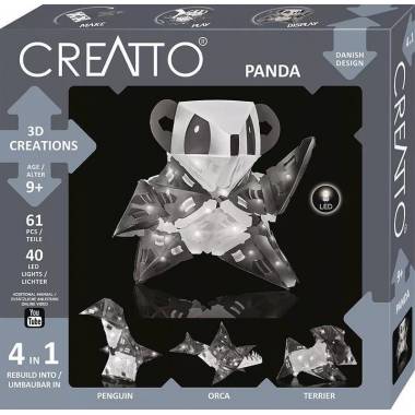 Konstruktorius Kosmos Creatto Panda 1KS3494, plastikas