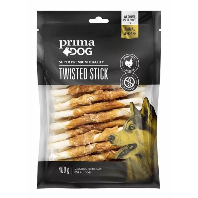 Skanėstas šunims Prima Twisted Stick 35-850, 0.4 kg