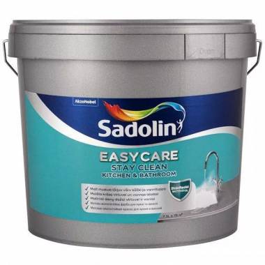 Sienų dažai Sadolin Easycare Kitchen & Bathroom, balta, 7.5 l