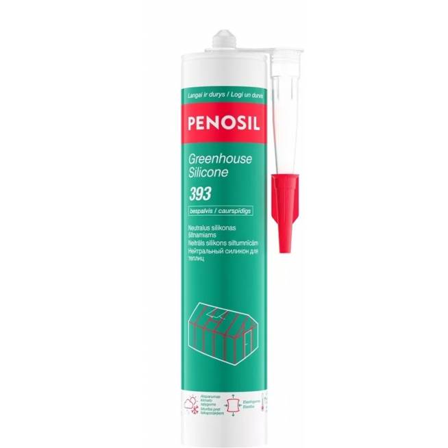 Hermetikas Penosil Greenhouse Silicone 393, 0.3 l, skaidri