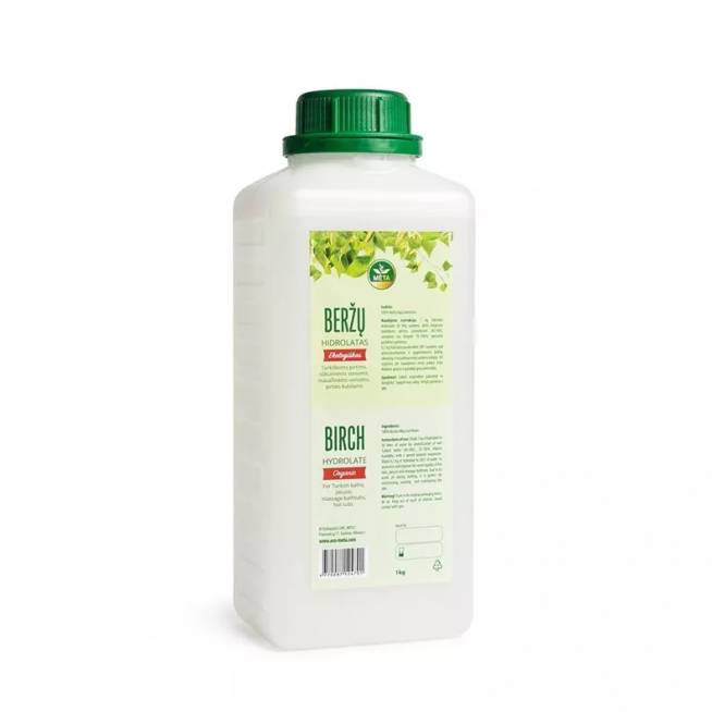 Ekologiškas beržų hidrolatas, MĖTA , 1000 ml