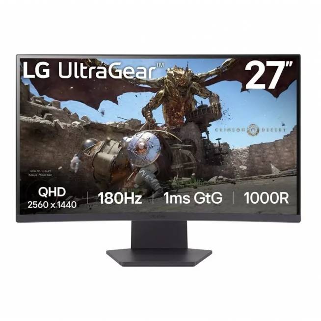 Monitorius LG 27GS60QC-B.AEUQ, 27", 1 ms