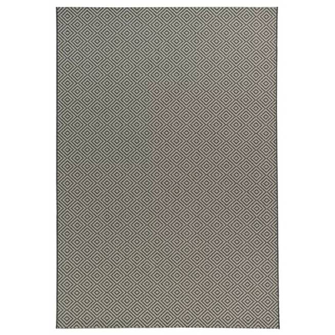 Kilimas lauko terasoms Domoletti Cabana, pilka/tamsiai pilka, 230 cm x 160 cm