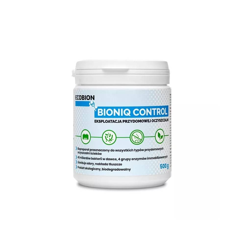 Biopreparatas valymo įrenginiams, granulėmis Ecobion BioniQ Control, 0.5 kg