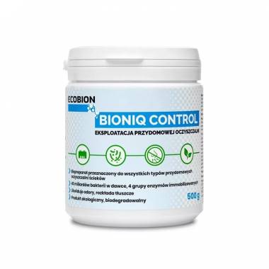 Biopreparatas valymo įrenginiams, granulėmis Ecobion BioniQ Control, 0.5 kg