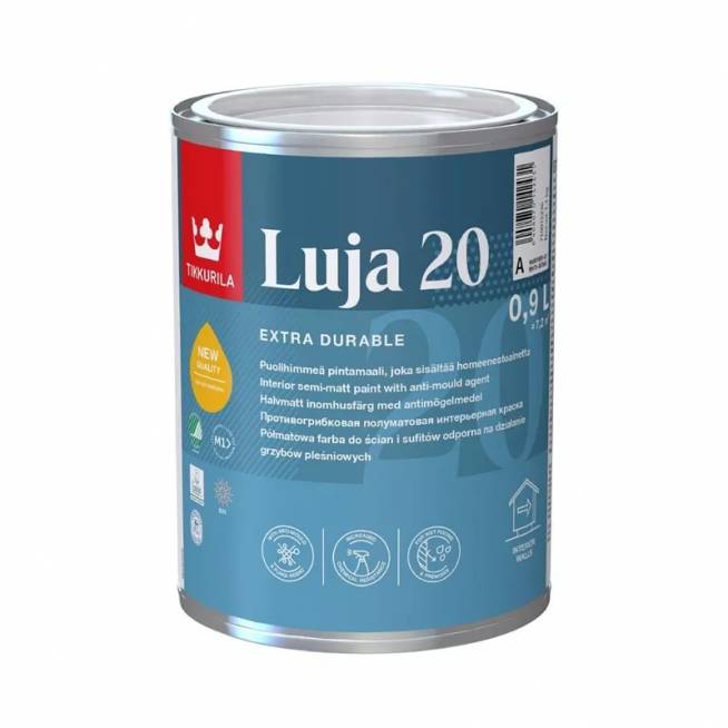 Sienų dažai Tikkurila Luja, 0.9 l