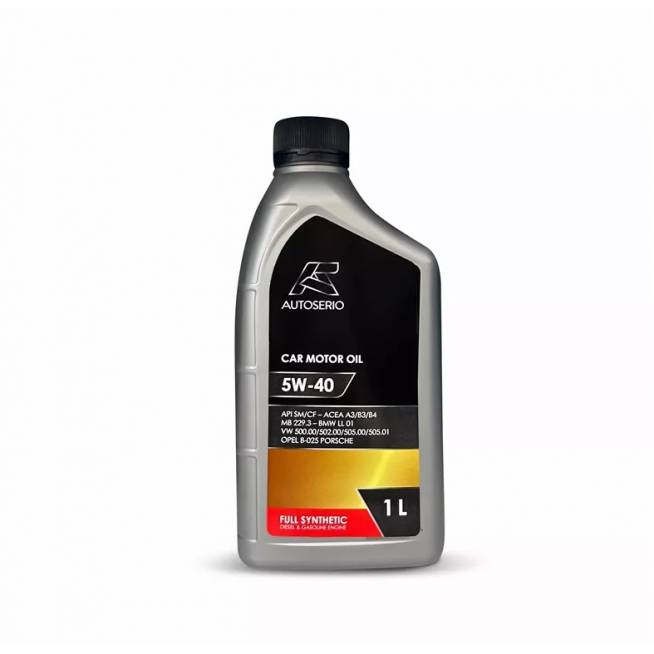 Variklių alyva Autoserio 5001 5W - 40, sintetinis, lengviesiems automobiliams, 1 l