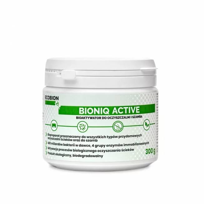 Biopreparatas valymo įrenginiams, granulėmis Ecobion BioniQ Active, 0.3 kg