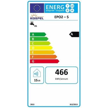 Momentinis vandens šildytuvas Kospel EPO2-5 AMICUS, balta