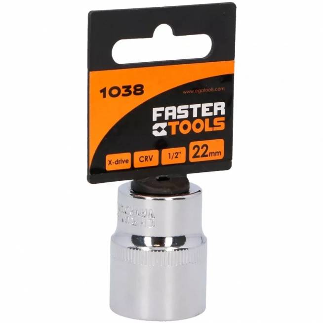 Galvutė Faster Tools 1038, 22 mm, 1/2"