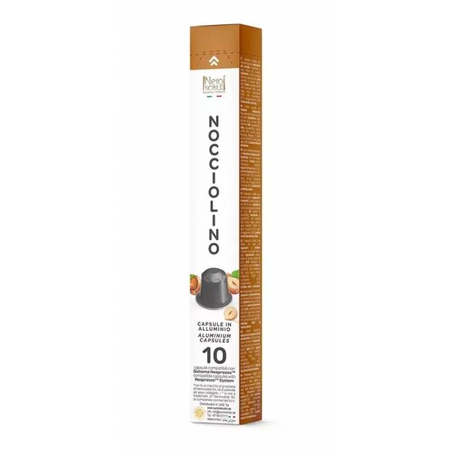 Kavos kapsulės Neronobile Nespresso Nocciolino, 0.143 kg, 10 vnt.