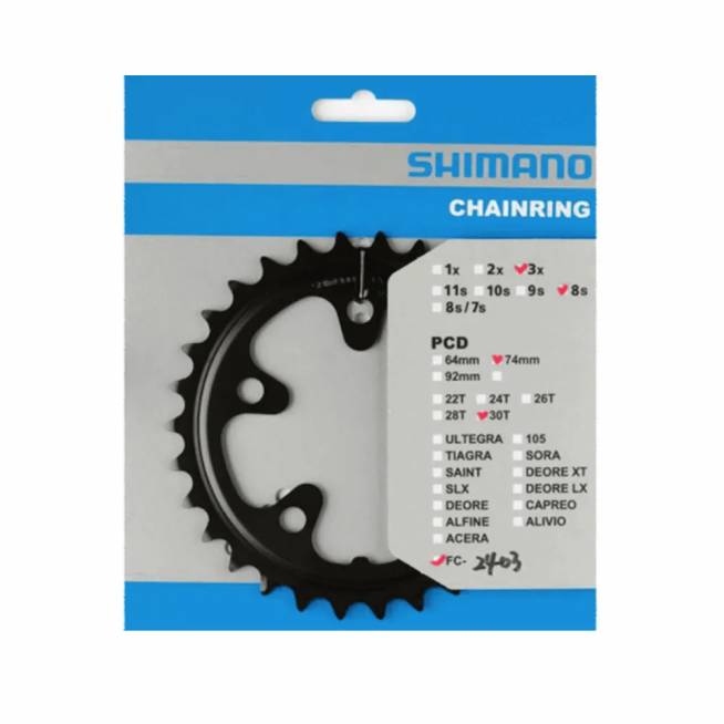 Žvaigždė priekinė Shimano 30T, Claris FC-2403